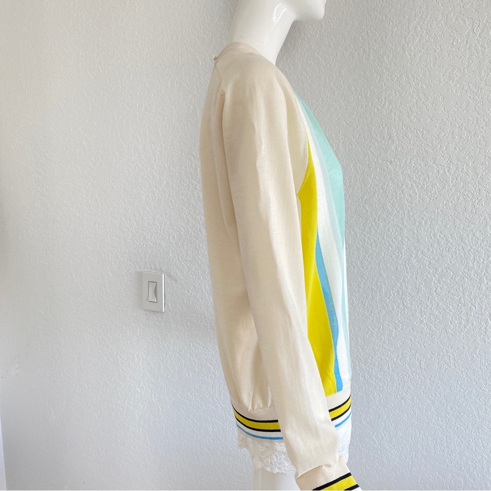 Diane von Furstenberg paneled cardigan - Picture 2 of 9